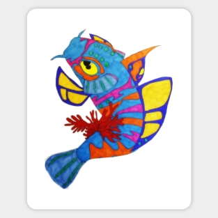 Tropical Fish Sticker